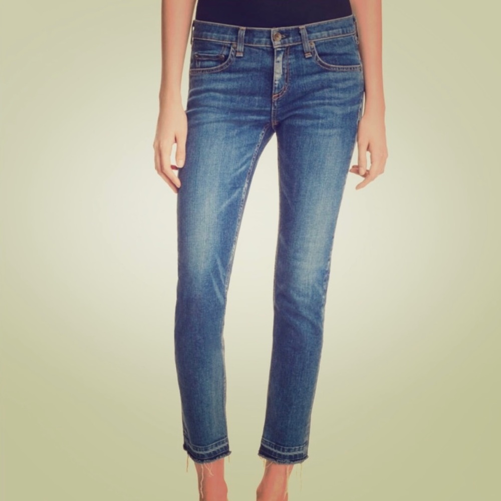 Rag and Bone Amelie rough hem SIZE 26 EUC